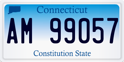 CT license plate AM99057