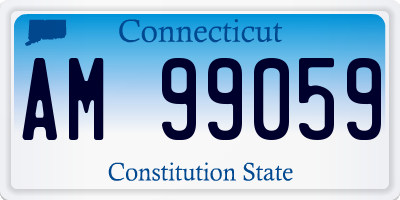 CT license plate AM99059