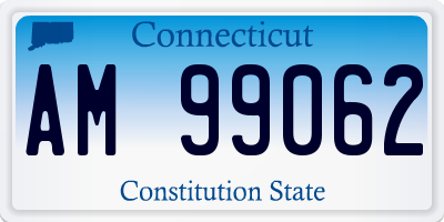 CT license plate AM99062