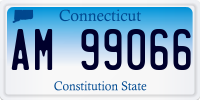 CT license plate AM99066