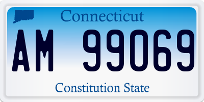 CT license plate AM99069