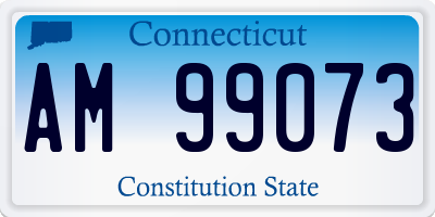 CT license plate AM99073