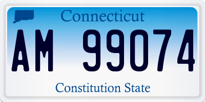 CT license plate AM99074