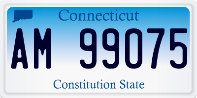 CT license plate AM99075