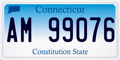 CT license plate AM99076