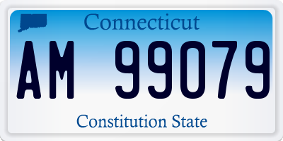 CT license plate AM99079