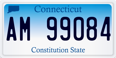 CT license plate AM99084