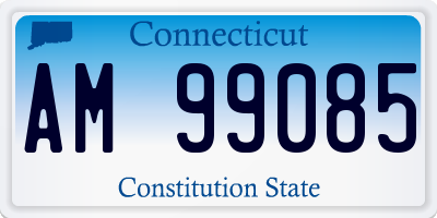 CT license plate AM99085