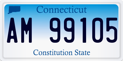 CT license plate AM99105