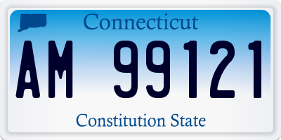 CT license plate AM99121