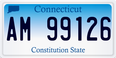 CT license plate AM99126