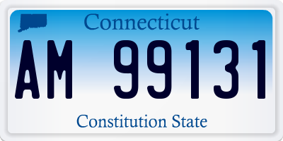 CT license plate AM99131