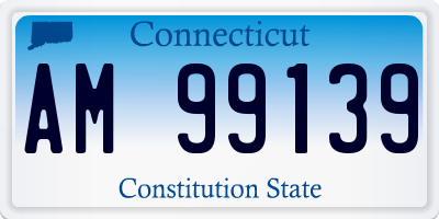 CT license plate AM99139