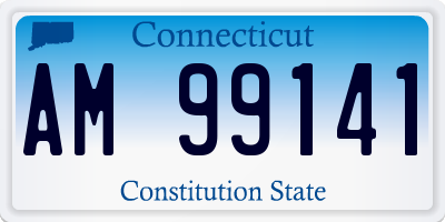 CT license plate AM99141
