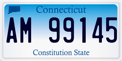 CT license plate AM99145