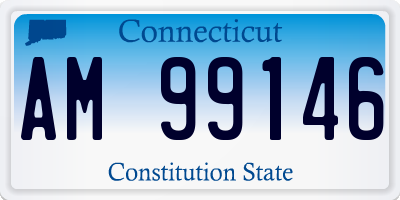 CT license plate AM99146