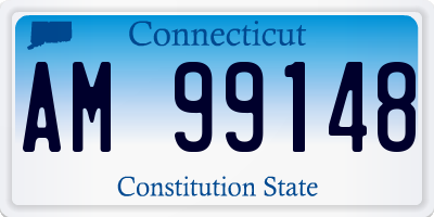 CT license plate AM99148