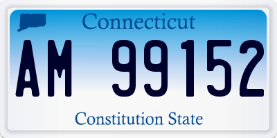 CT license plate AM99152