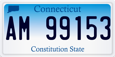CT license plate AM99153