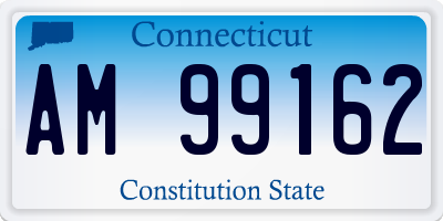 CT license plate AM99162