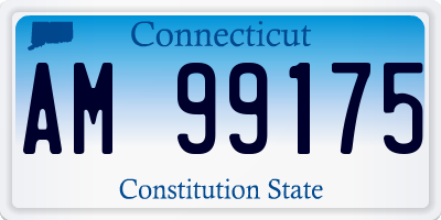 CT license plate AM99175