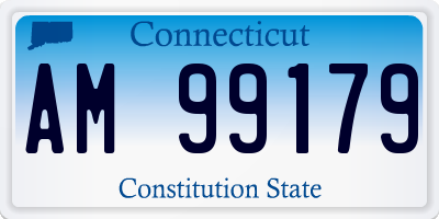 CT license plate AM99179