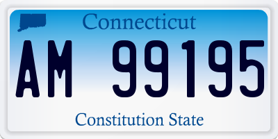 CT license plate AM99195