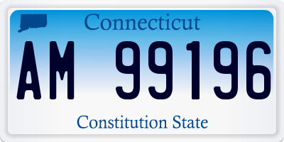 CT license plate AM99196