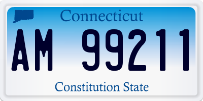 CT license plate AM99211