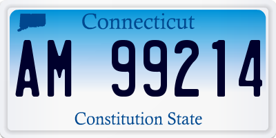 CT license plate AM99214