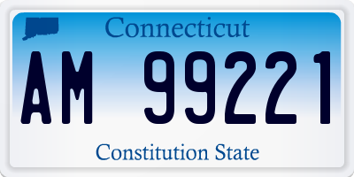CT license plate AM99221