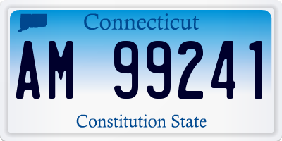 CT license plate AM99241