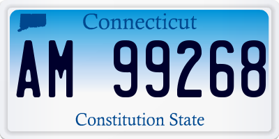 CT license plate AM99268