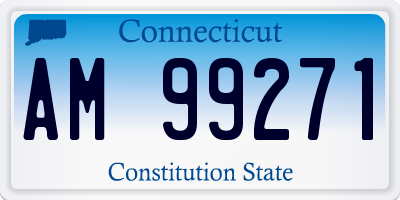 CT license plate AM99271