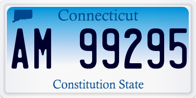 CT license plate AM99295