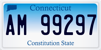 CT license plate AM99297
