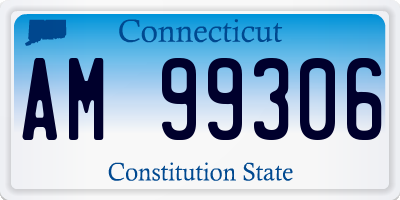 CT license plate AM99306