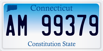 CT license plate AM99379