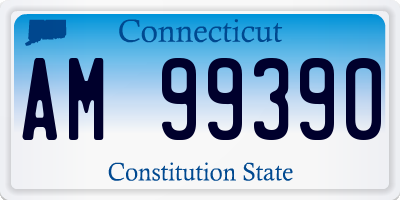 CT license plate AM99390