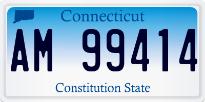 CT license plate AM99414