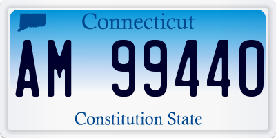 CT license plate AM99440