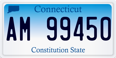 CT license plate AM99450