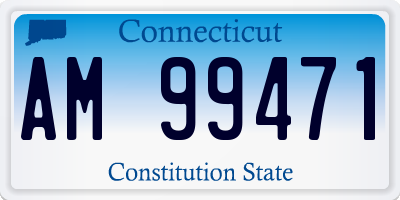 CT license plate AM99471