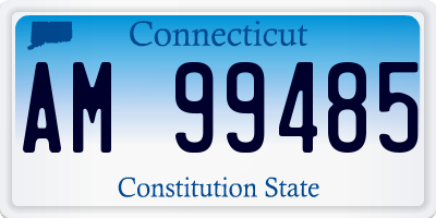 CT license plate AM99485