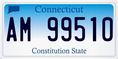 CT license plate AM99510