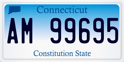 CT license plate AM99695