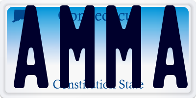 CT license plate AMMA