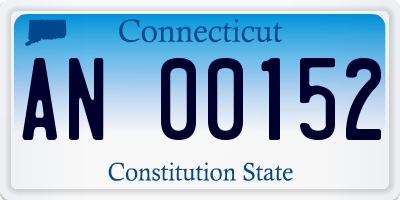 CT license plate AN00152