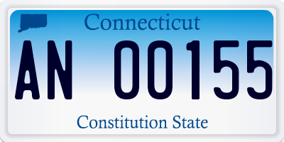CT license plate AN00155