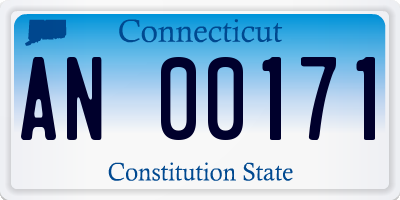 CT license plate AN00171